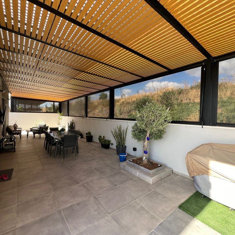 פרגולת אלומיניום – קינג דור